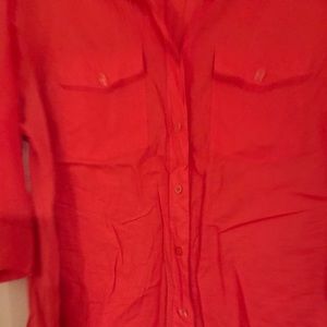 Bright colored Talbots blouse